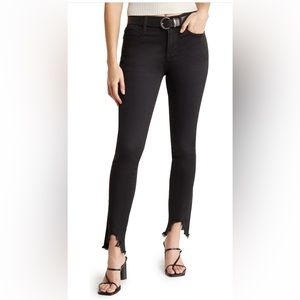 FRAME LE Hi chewed HEM ankle straight jeans $278